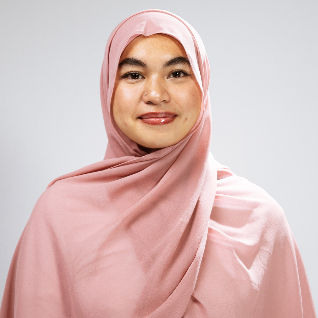 Instant-Hijab Chiffon – Rosa