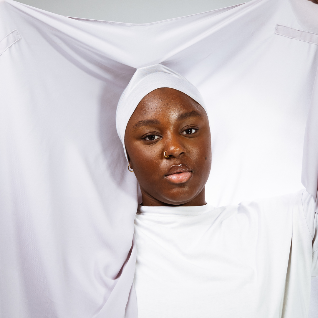 Instant-Hijab Chiffon – Grau