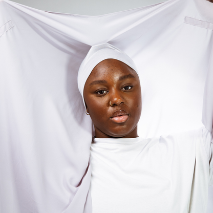 Instant-Hijab Chiffon – Grau