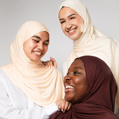 Instant-Hijab Jersey – Beige