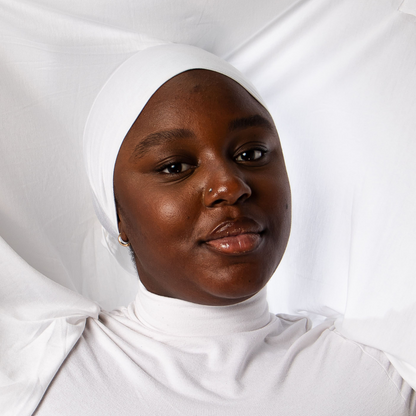 Instant-Hijab Jersey – Weiß