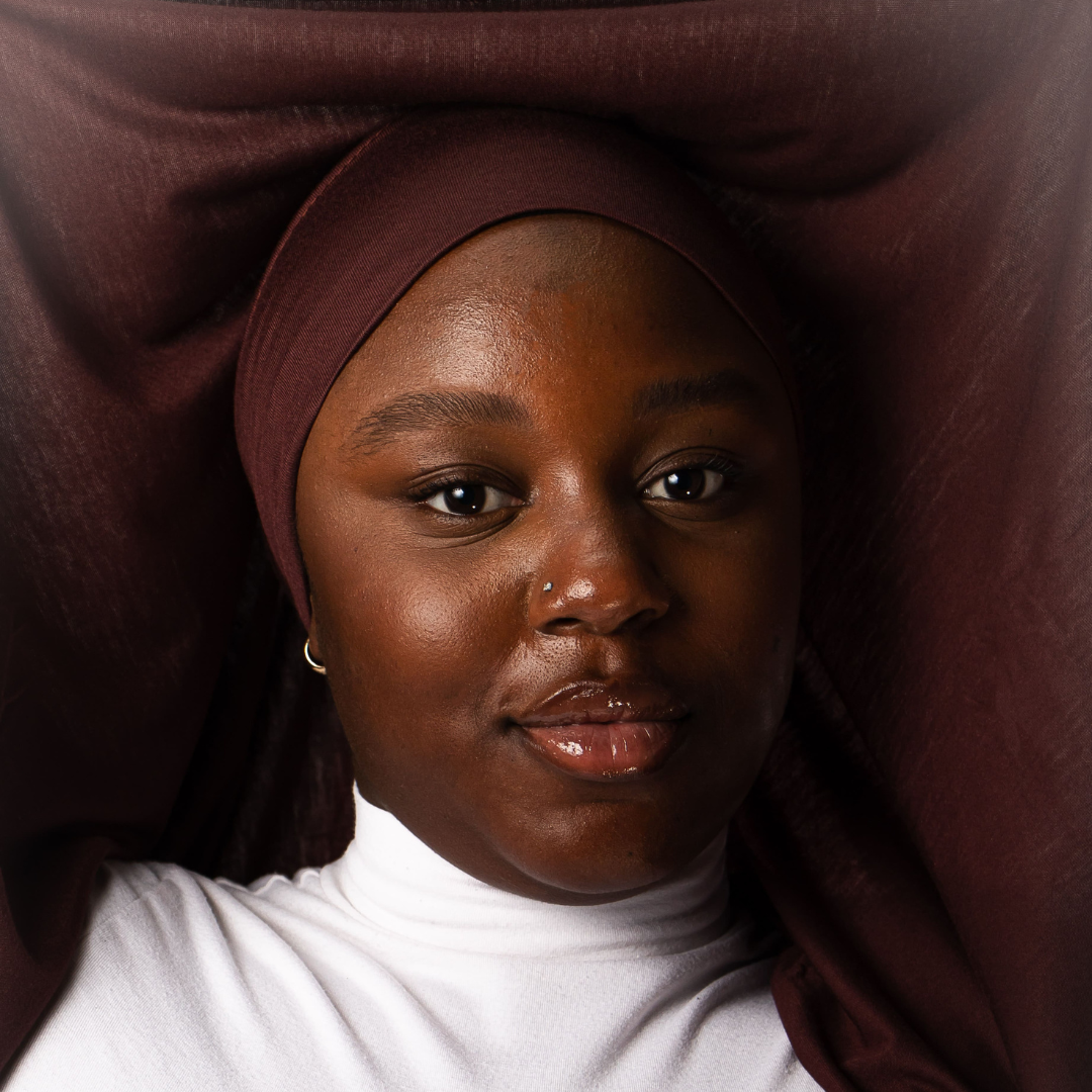 Instant-Hijab Jersey – Braun