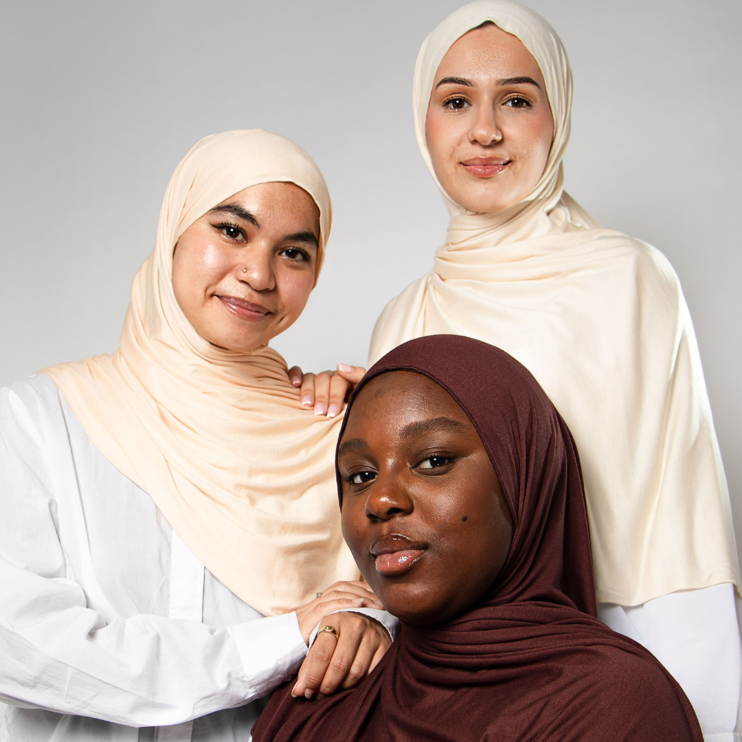 Instant-Hijab Jersey – Braun