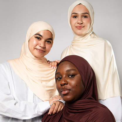 Instant-Hijab Jersey – Braun