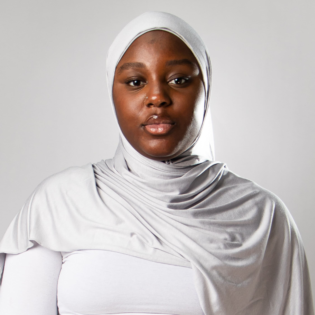 Instant-Hijab Jersey – Grau