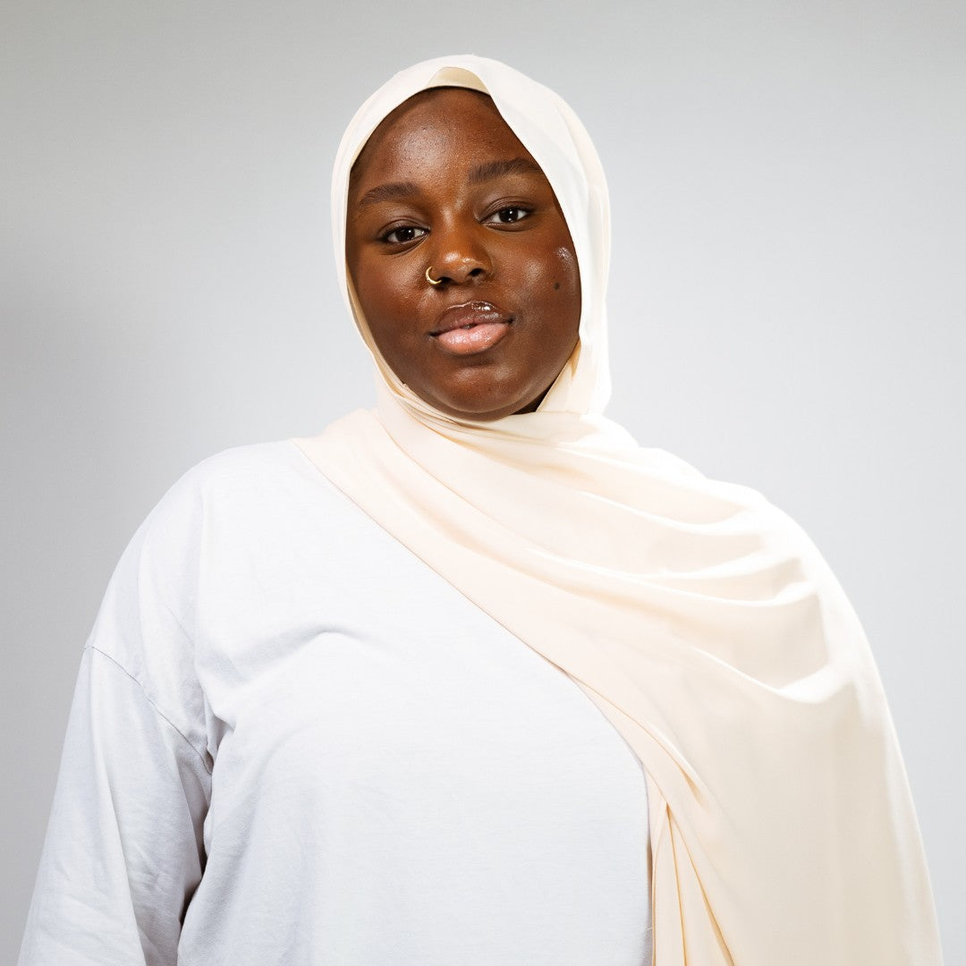 Instant-Hijab Chiffon – Beige