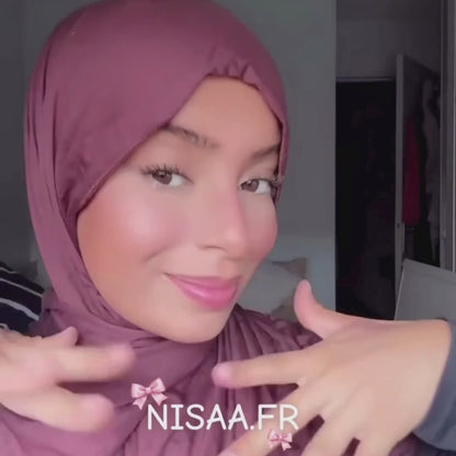 Instant-Hijab Jersey – Braun